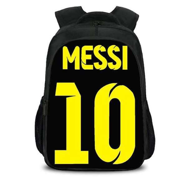 16 tommers fotball Messi 10 3d trykk barneskolebager ortopedisk ryggsekk barn skole gutter jenter Mochila tegneserieveske style 5