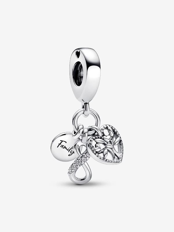 Pandora - Family Infinity Triple Dangle Charm - Sterlingsilver
