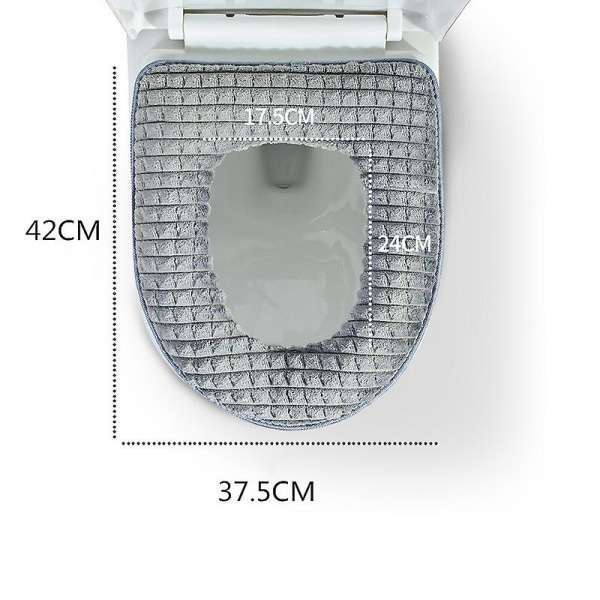 WC-istuinsuojukset, kylpyhuoneen pehmeä lämmin pestävä WC-istuinsuojuksen tyyny, lämmin WC-istuinsuojukset WC-istuinsuojus WC-istuin