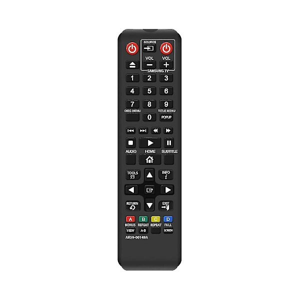 Ak59-00149a Fjernkontroll Erstatning For Dvd Blu-ray-spiller Bdf5100/ -es5300 -fm51 -fm57c -h5100