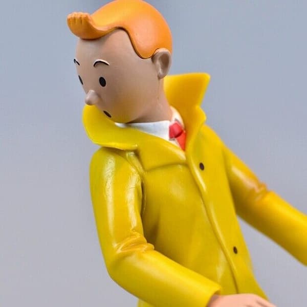 Tintin og eventyret Tintin Figur PVC Statue Stor Figur