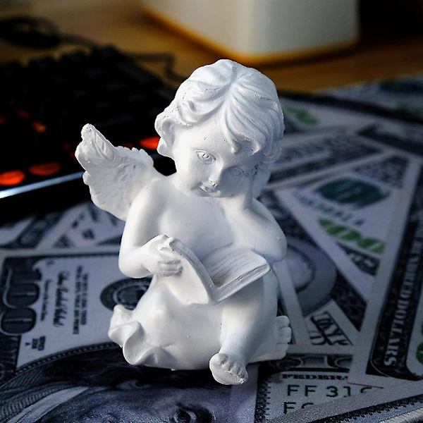 Cherubs Angels Resin Have Statue Figurine, Elskelig Engel