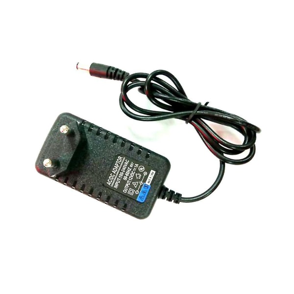 Ac/dc 12v 1a Strømadapter Lader Eu-plugg for Led-stripe Lys Cctv