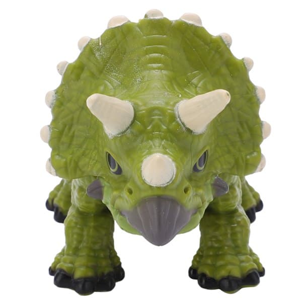 Dinosaurleker for barn PVC Simulert Morsom Solid Dinosaurmodell Leker Triceratops
