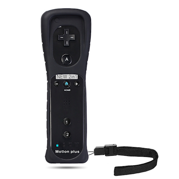 Controller kompatibel med Nintendo / Wii Controller med Motion Plus Sort black