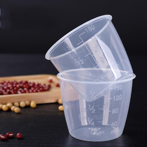 5-pack 160 ml Ris-mätskopa, Klar Risgrynskokare-kopp, Mätskopa för Ris och Torra Ingredienser, Ersättningskopp för Risgrynskokare