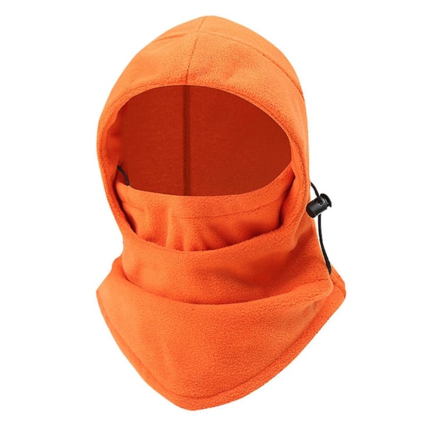 Unisex Balaclava Ski Mask Solskydd Andas Mycket elastisk Bekväm för Elcyklar Motorcyklar Orange