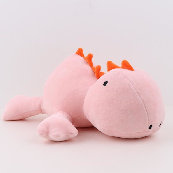 Dinosaurus painotettu alas puuvilla dinosaurus söpö Triceratops pehmolelu 60cm Pink Dinosaur