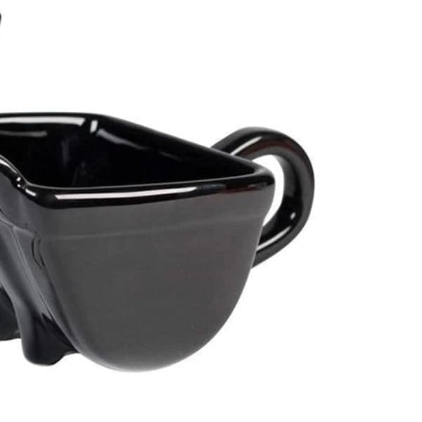300ml ABS Mugg Grävmaskin Modell Design Kaffe Mugg Nyhet Dricka Kopp Ny (Svart)