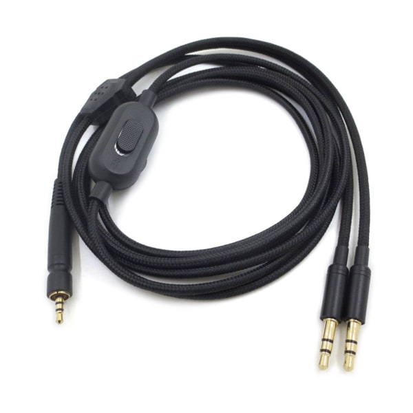 för Sennheiser- G4ME ONE GAME ZERO GSP350 500 600 stereo ljudkabel Dubbel plugg version Double plug version