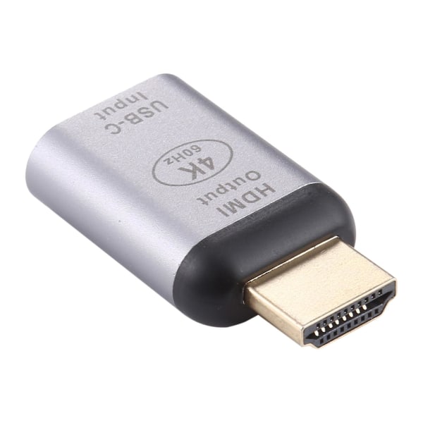 4k 60hz USB 3.1 Typ C hona till hdmi hane-adapterkonverterare för Macbook Chromebook Pixel