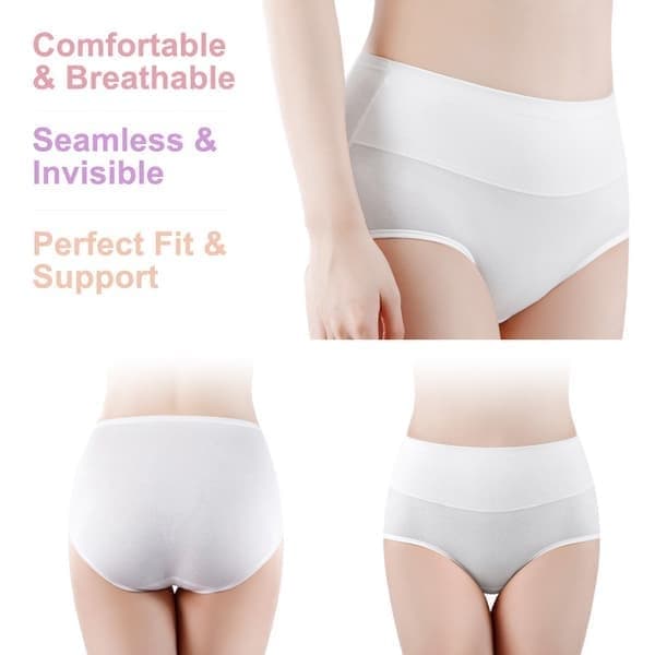 Högmidjade trosor (5-pack) Vit L Vit L Vit L White L