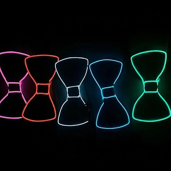 LED-solmio miesten solmioon, valaiseva vilkkuva jouluiltaan, iltajuhliin ja koristeluun