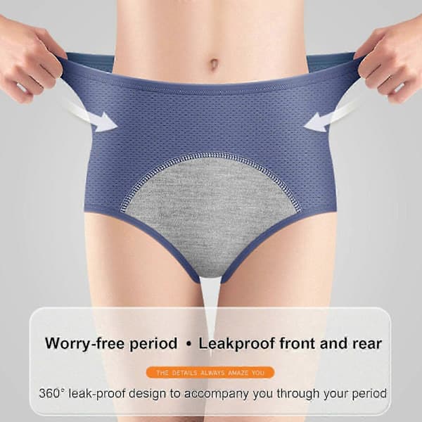 Inkontinenstrosor för kvinnor - 8-pack Everdries läckagesäkra underkläder 2XL 2XL