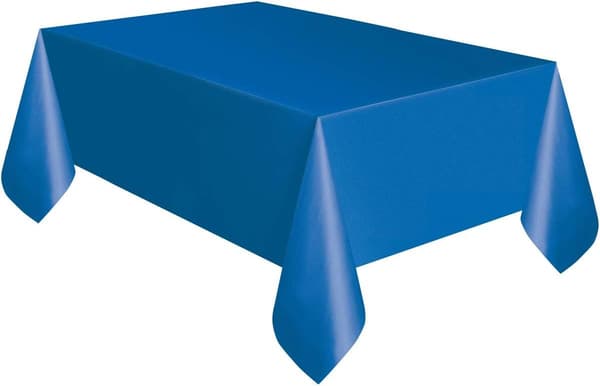 Kongeblå plastduk, 2,74 meter x 1,52 meter Navy blue