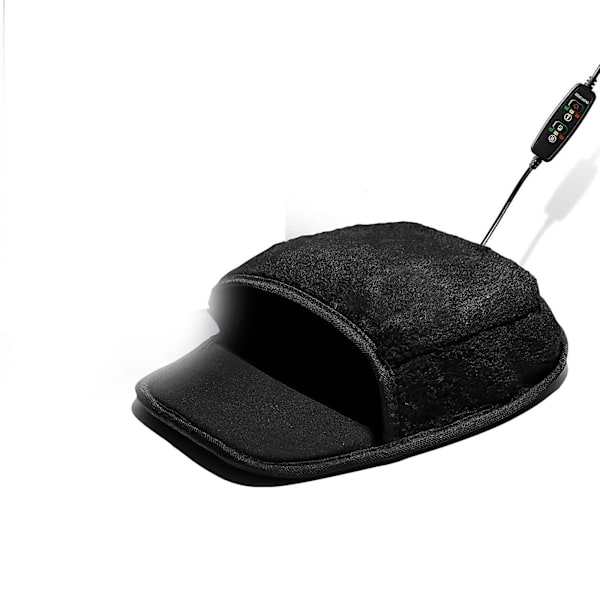 Tidtagning Temperaturkontroll USB Uppvärmd Musmatta Mus Handvärmare Med handledsskydd Varm Vinter 2Pcs