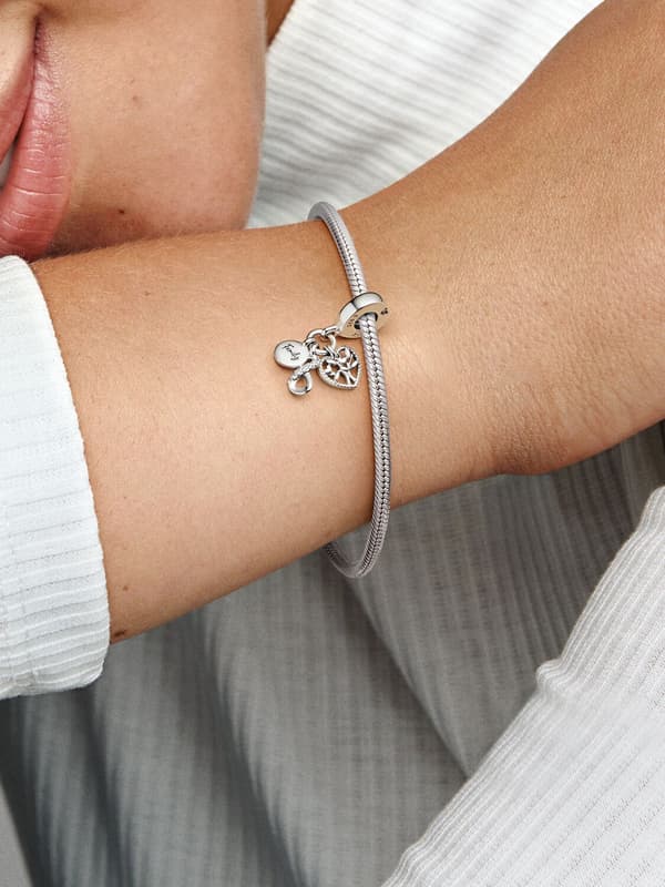 Pandora - Family Infinity Triple Dangle Charm - Sterlingsilver