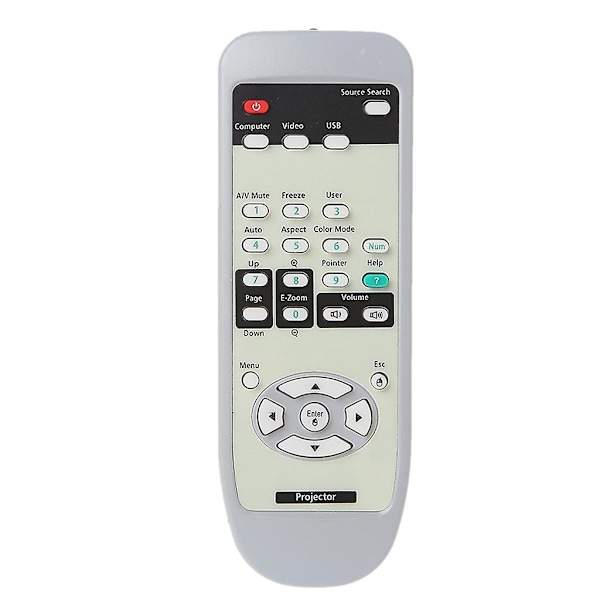 Fjärrkontroll för Epson-projektor Emp-x5 Eb-s6 Eb-x6 Eb-w6 Eb-s7 Eb-x7 X68