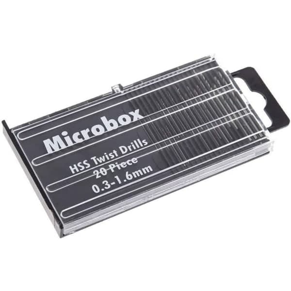 0.3mm-1.6mm HSS Mini Twistborrsats 20st