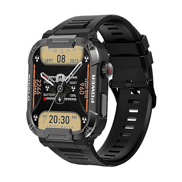Gard Pro Ultra Smart Watch, Vandtæt Robust Militær Bluetooth Opkald Black