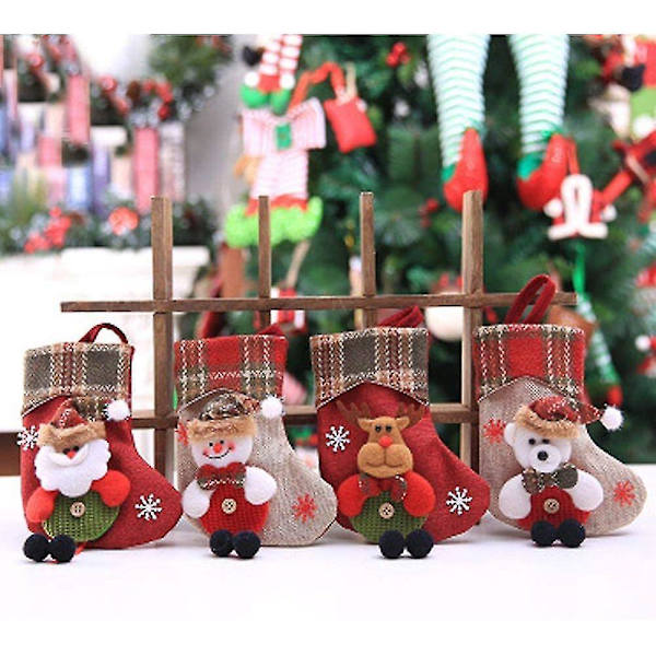 Julstrumpor, 4 Set Julstrumpor
