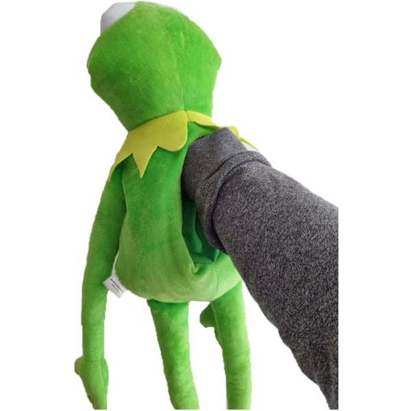 Kermit The Frog Puppet, Frog plysjhånddukke, søt tegneserie plysjdukke, plysj hånddukkeleke, kreative pedagogiske leketøysgaver for gutter