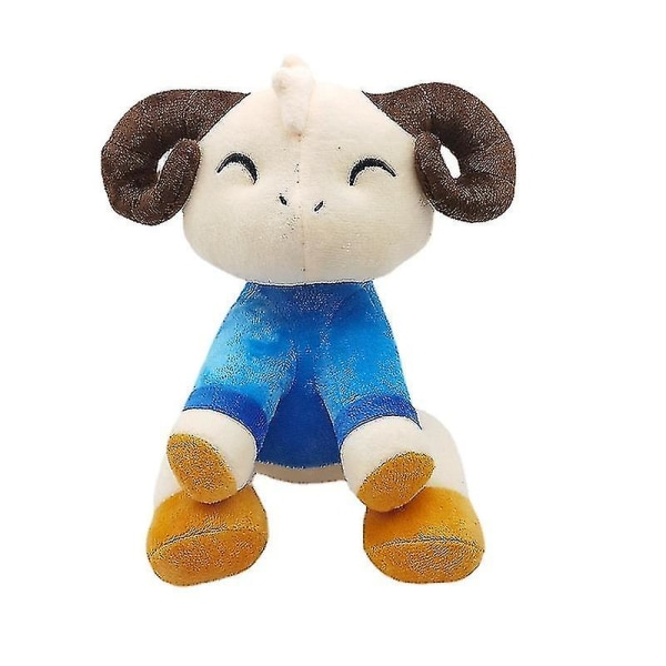 Jschlatt plysj, fleece maskot, plysj leketøy dukke, lam dukke 23cm (hy)