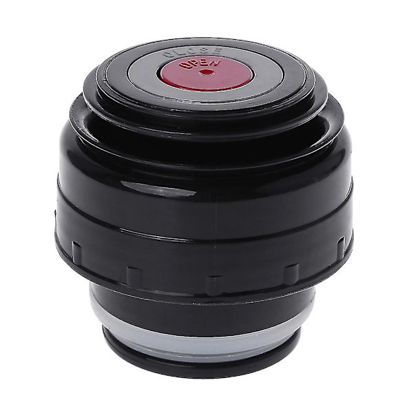 5,2-7,5 cm Termosflaska Stopper Lätt att Använda och Rengöra Bärbar Universell Mugg 5.2cm- Black dark Grey