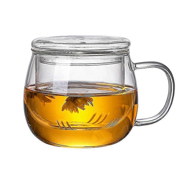 Glas Tekop 300ml Borosilikatglas Tekop Kaffekop Tebrygger Fig