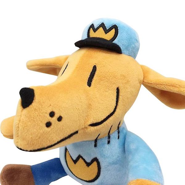 Plush-lelu Koira Mies Täytetty Nuken Pehmeä Heittotyyny Koristeet Lapset Lapset - 22cm