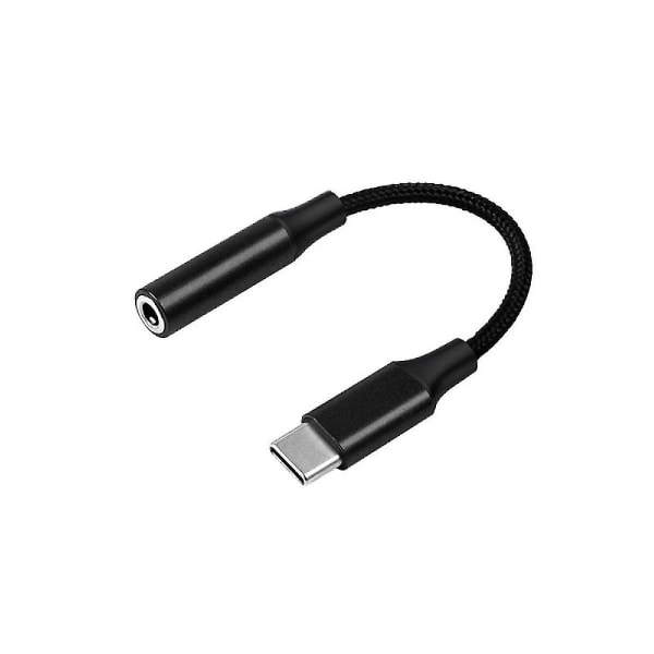 USB -typ C till 3,5 mm adapter för hörlursuttag, USB C till Aux-ljuddongelkabel kompatibel med Pixel 4 3 2 Xl, Samsung Galaxy S21 S20 Ultra S