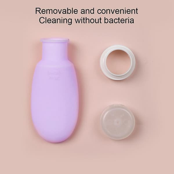 4 stk. Silica Gel Sub-bottling, Bærbar Kosmetisk Sub-bottling 60ml purple