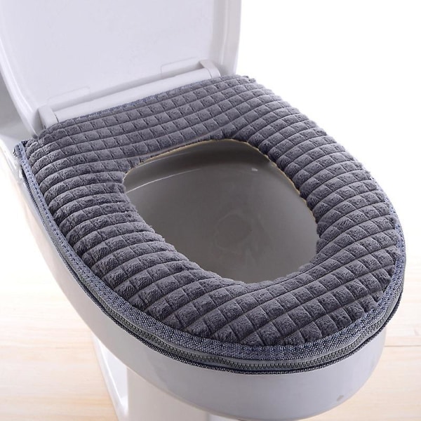WC-istuinsuojukset, kylpyhuoneen pehmeä lämmin pestävä WC-istuinsuojuksen tyyny, lämmin WC-istuinsuojukset WC-istuinsuojus WC-istuin