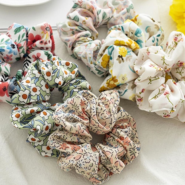 Hår Scrunchies til mors dags gave, hårelastikker elastiske bånd hestehaleholder til kvinder og piger Style 2