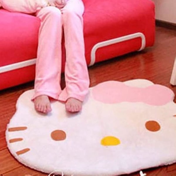 My Melody Tæppe Super Blødt Sødt Tegneserie Kittie Soveværelse Måtter Bløde Børneområde Tæpper Kawaii Tæppe Dobbeltsidet Fuzzy Tæppe A