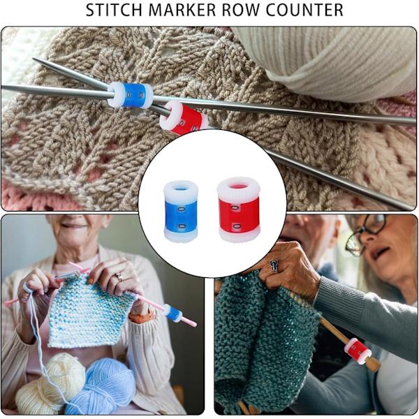 Räknare för stickning Bärbar räknare för stickning Markör för 10 st räknare för stickning När du väver stickning Sy virkning DIY