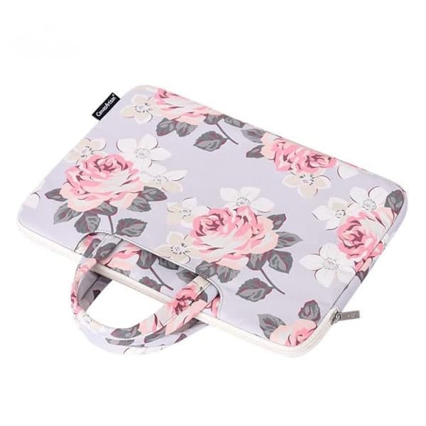 CANVASARTISAN Datorfodral 15\" Blommig - Svart Svart