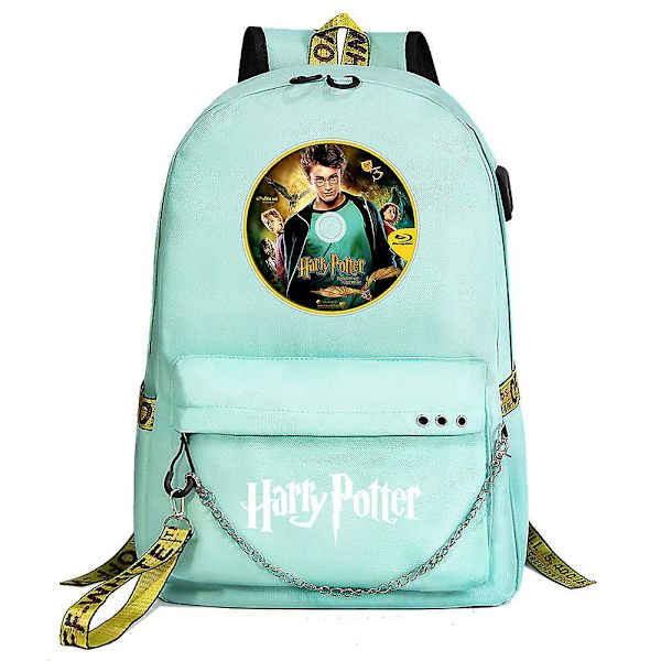 Harry Potter tegneserie skole ryggsekk - fasjonabel, stor kapasitet tenåringsryggsekk for gutter og jenter; ideell for reiser, studenter; uformelle Mochilas 7