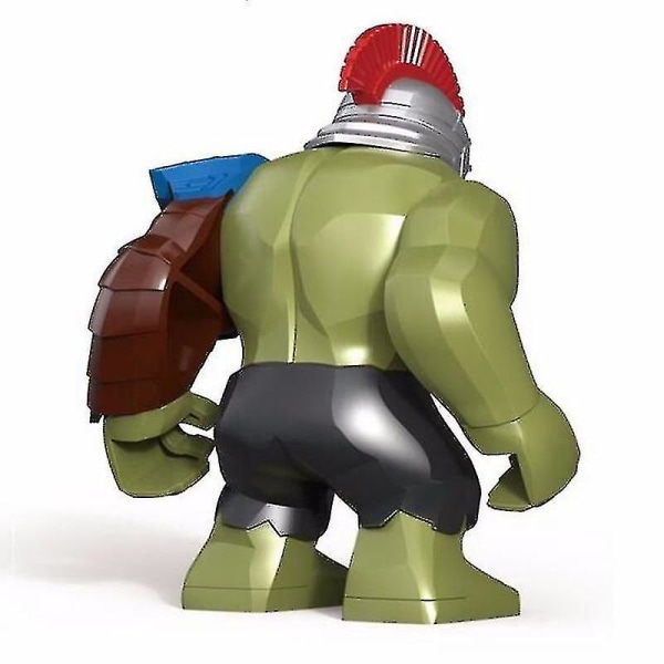 Superhelt byggeklodser legetøj, samlet byggeklodse humanoid model legetøj Hulk-10