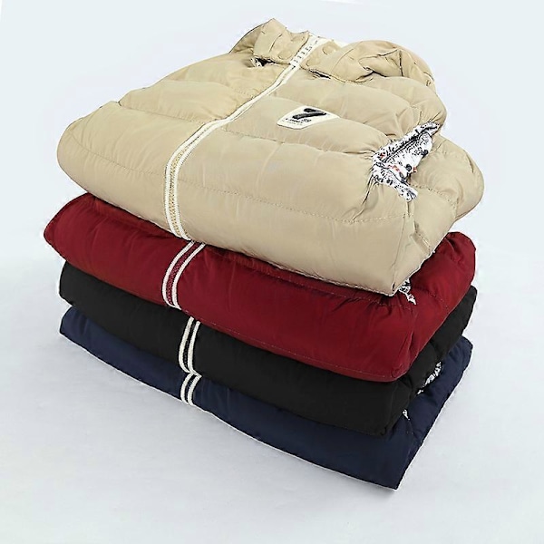 Varmfodrad Väst för Män khaki xxl