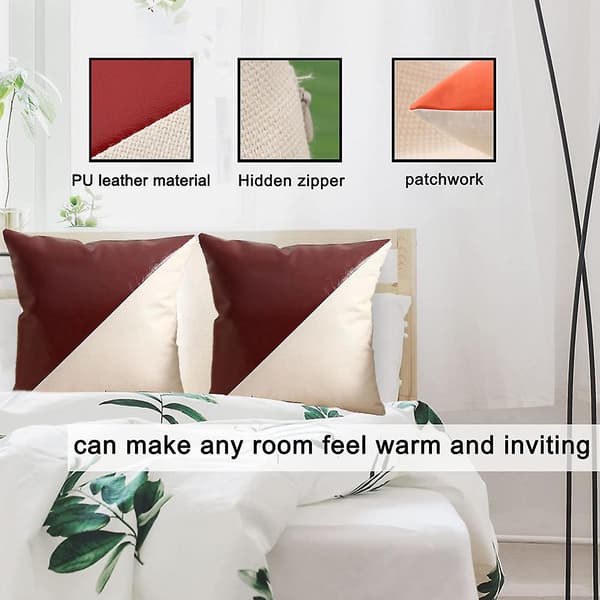 Modern enkel ins vind kuddfodral-hem soffa bil kuddfodral stil1 45*45cm 45*45cm style3