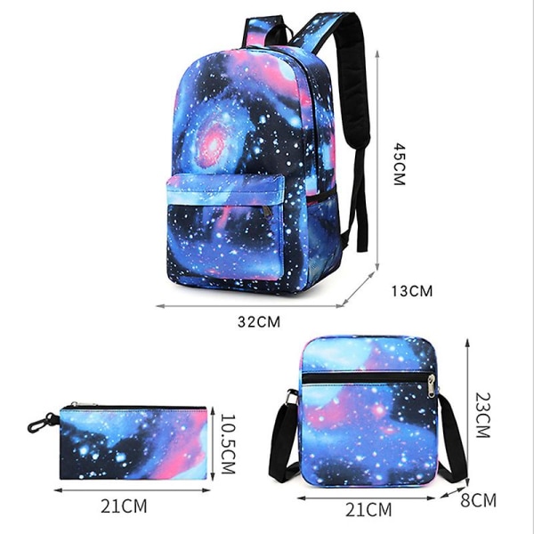 Stray Kids Bag Tredelt rygsæk Studenterskoletaske Bedste rygsæk til børn Black Lightning