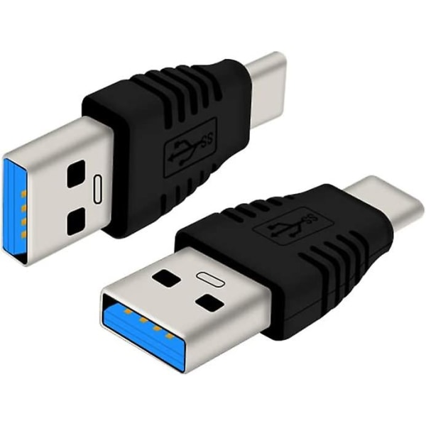 Typ-c hane till USB3.0 hane adapter USB C till USB A 5g 3a omvandlare, USB 3.1 Am till Cm stödjer datasynkronisering och laddning, lämplig för mobiltelefon
