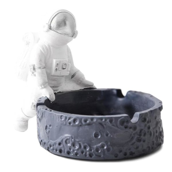 Astronautti-tuhka-astia, hartsi, kotitalouden tupakointiin tarkoitetut tarvikkeet - hopea