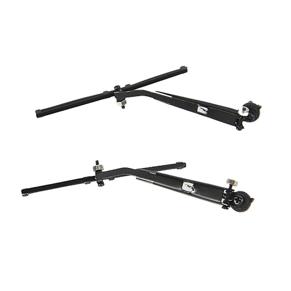 2 stk. vindusvisker i metall for Trx4 2024 1/10 RC Crawler bil oppgraderingsdeler, 1