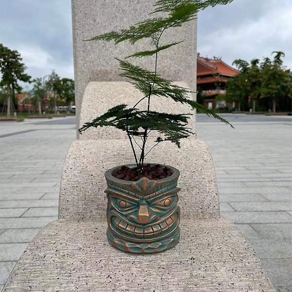 Rolig tecknad hartsblomkruka planter trädgård växt suckulenter hållare kruka för hemmakontor skrivbordsdekoration