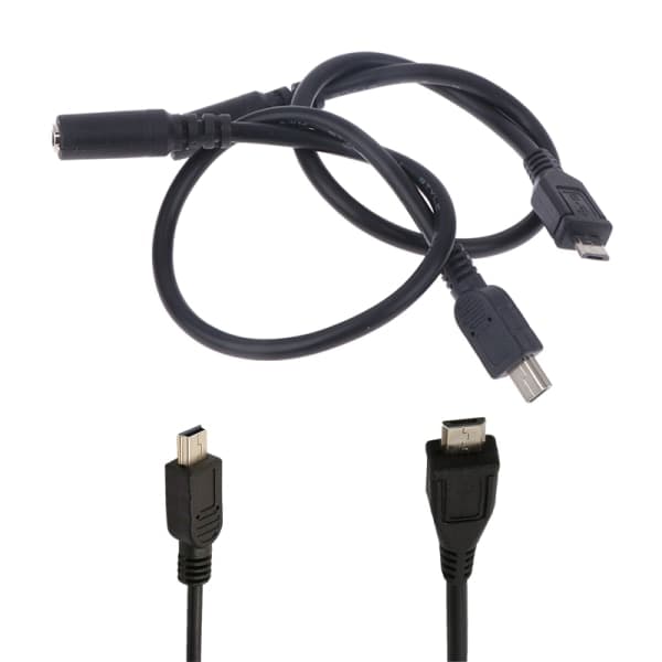 Adapter til micro USB til 3,5 mm jackstik til hovedtelefoner hovedtelefonkabel 2(Mini 5P)