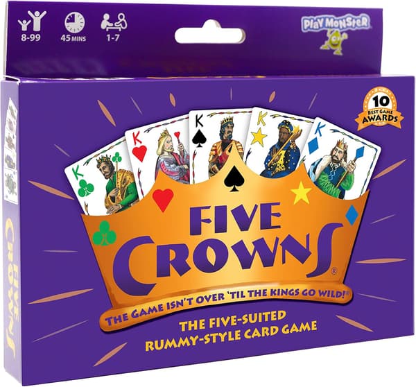 Five Crowns | Perhekorttipelit | Perhematkapelit | Perhekorttipelit matkalle | Ikä 8+
