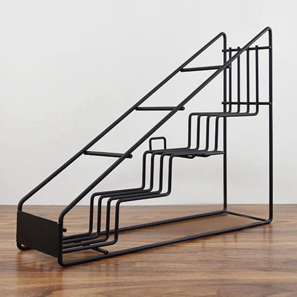 Flaske Wire Display Monin Sirup Kaffe Opbevaring Multifunktion Mælkete Kop Display