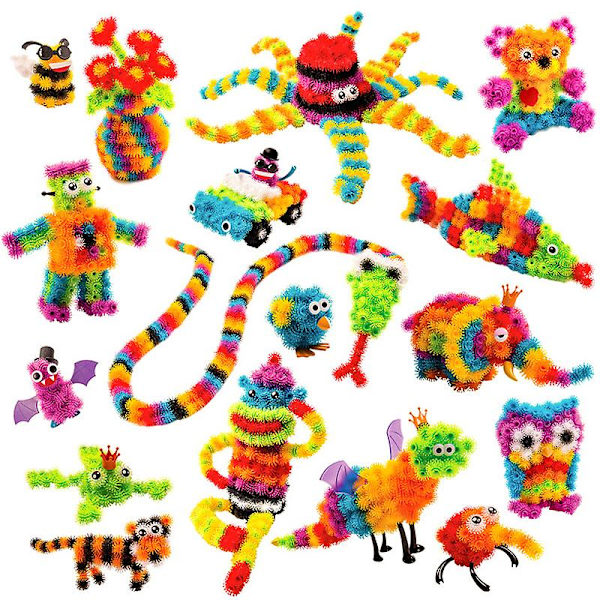 400 stk Torn Ball 3d Modell Konstruksjonsbyggeklosser Magisk Puffer Ball Diy Montering Leker For Barn Gaver 400pcs with box